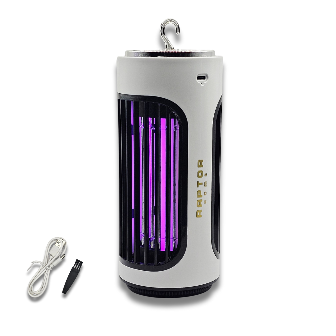 Raptor insect killer with power cord and plug on a white background