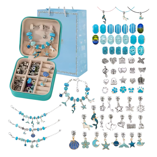 Raptor Home - DIY Charm Bracelet & Necklace Kit with Storage Box