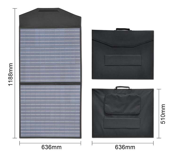 SolarLuxe: 100W Portable Solar Panel - Power Anywhere!