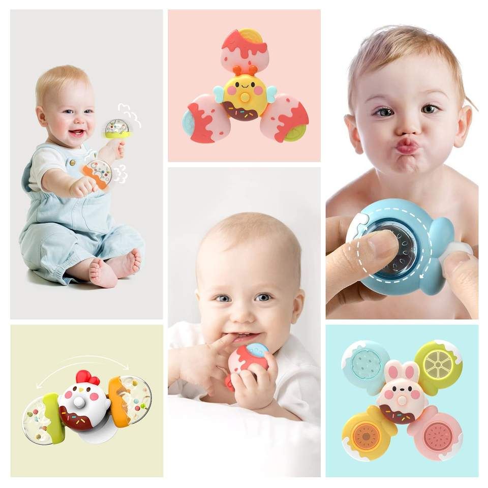 Pop It Fidget Suction Cup Spinner - Candy Spinner