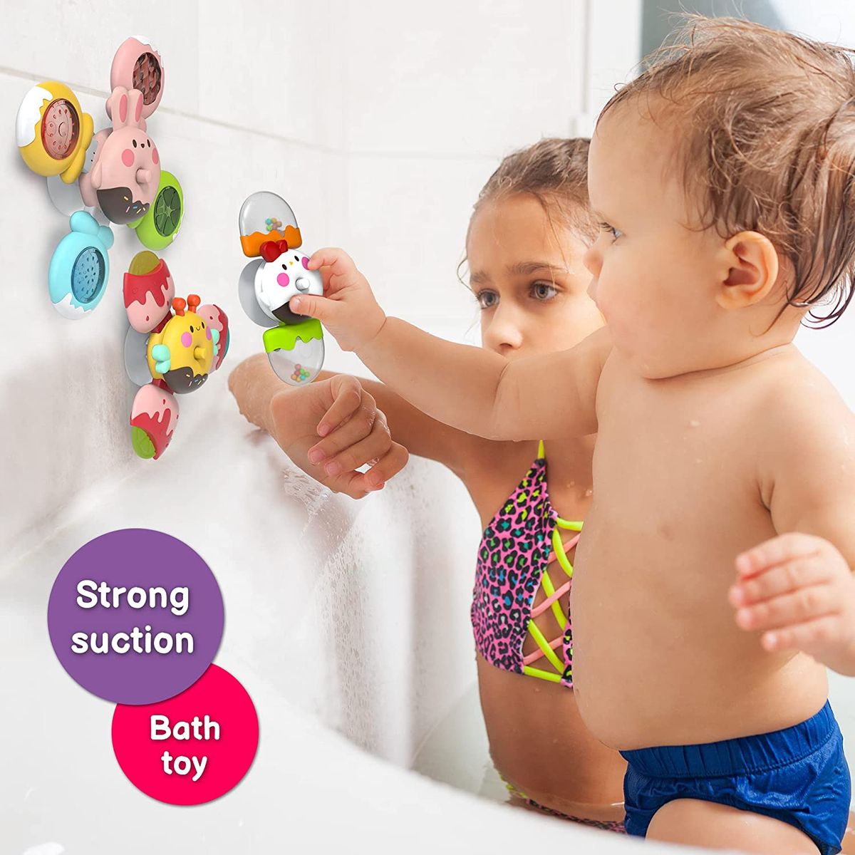 Pop It Fidget Suction Cup Spinner - Candy Spinner