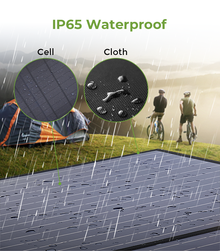 SolarLuxe: 100W Portable Solar Panel - Power Anywhere!