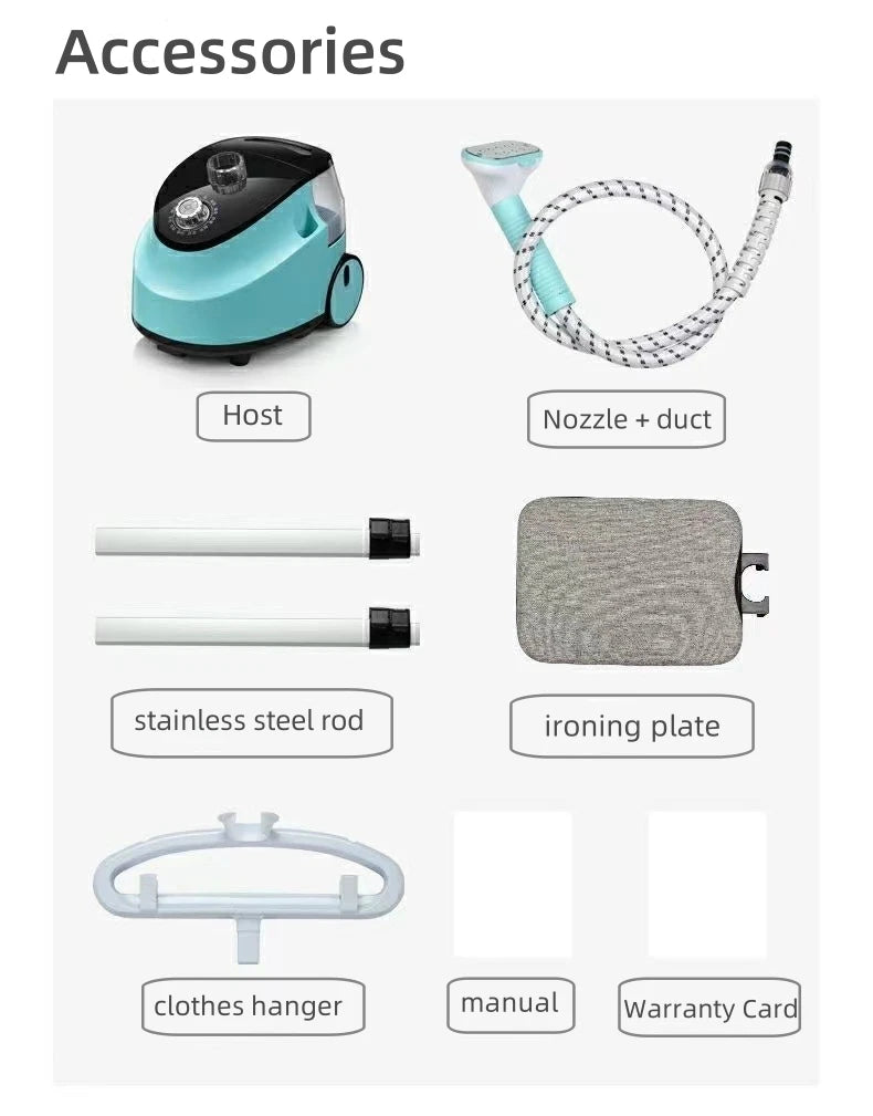 Raptor Home Upgraded 2L 2000W Professional Grade Vertical Garment Steamer