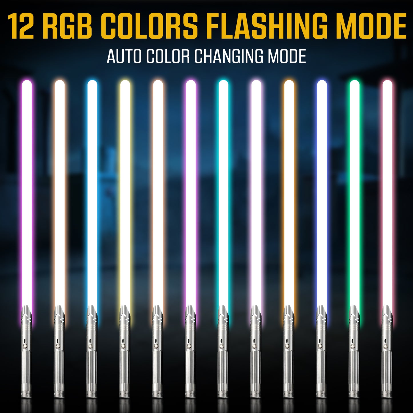 Real Jedi Metal Dueling Lightsaber - 16 Colors, Pack of Two