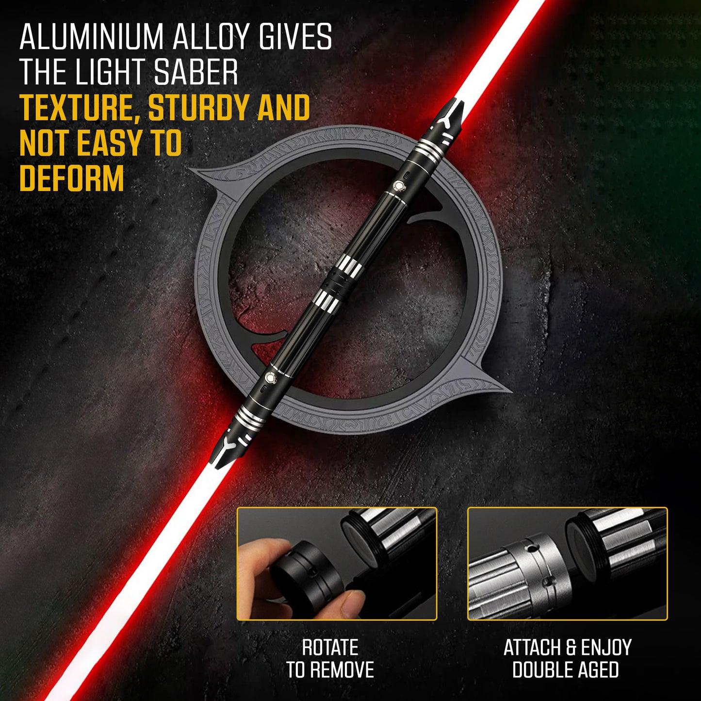 Real Jedi Metal Dueling Lightsaber - 16 Colors, Pack of Two