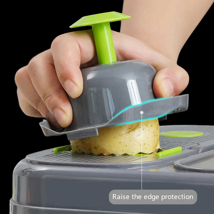 Raptor Home 28-Piece Vegetable Slicer & Chopper with Stainless Steel Cutting Board