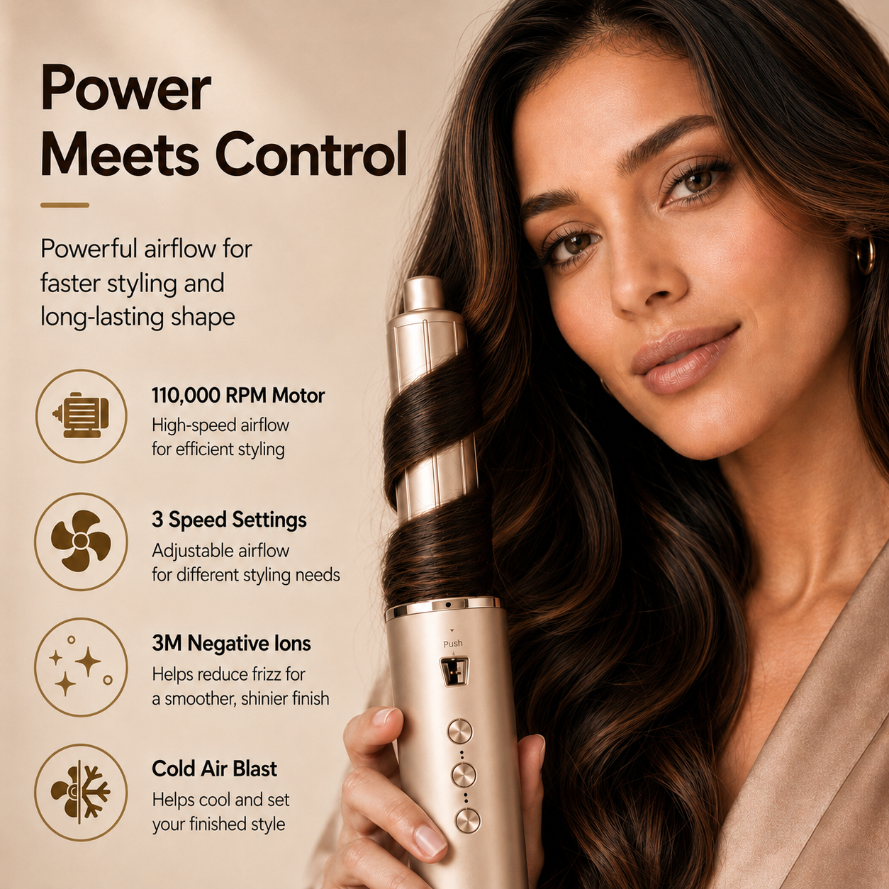 Raptor Home 7 in 1 Multi Hair Styler Wrap Flex (Special Offer: Free Diffuser)