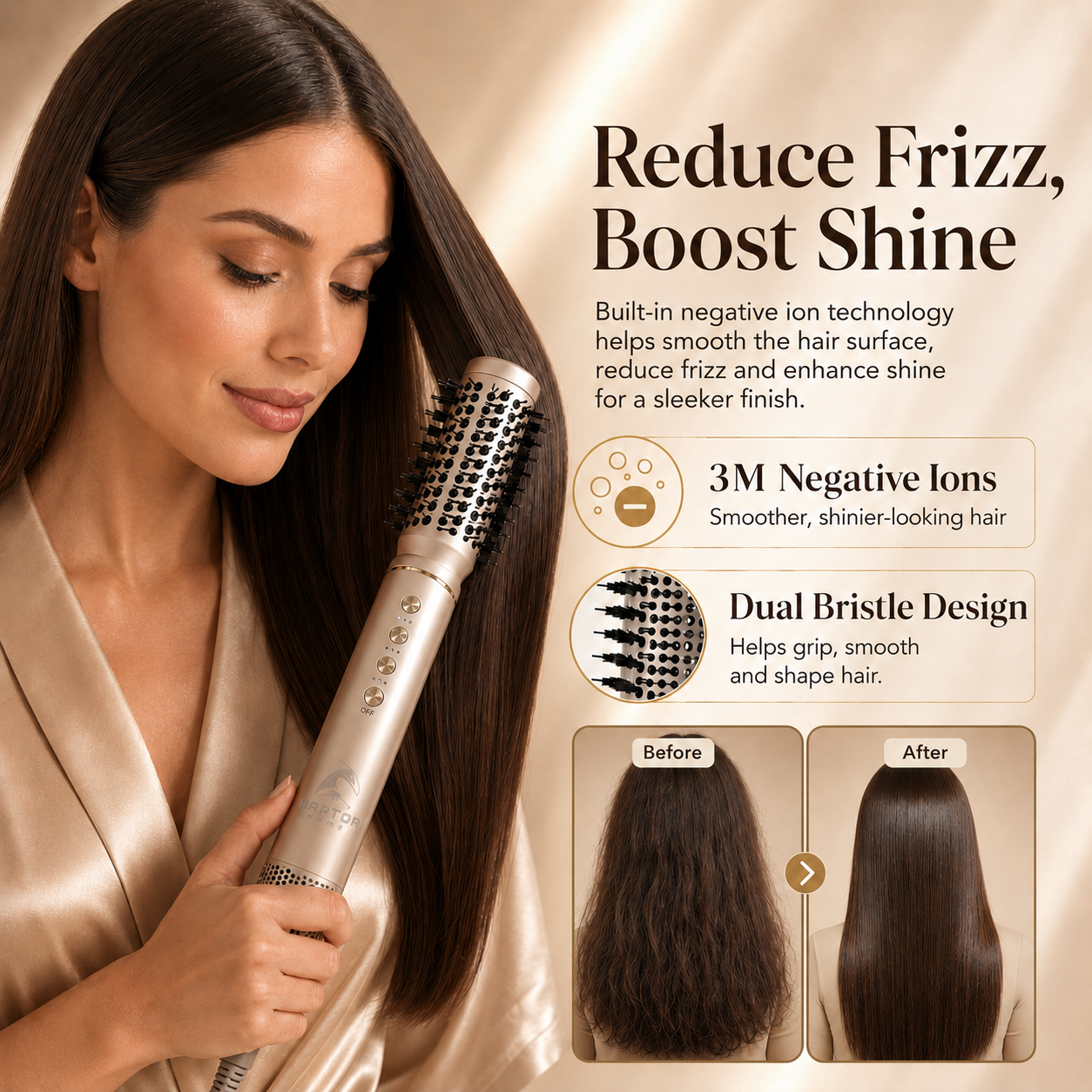 Raptor Home 7 in 1 Multi Hair Styler Wrap Flex (Special Offer: Free Diffuser)